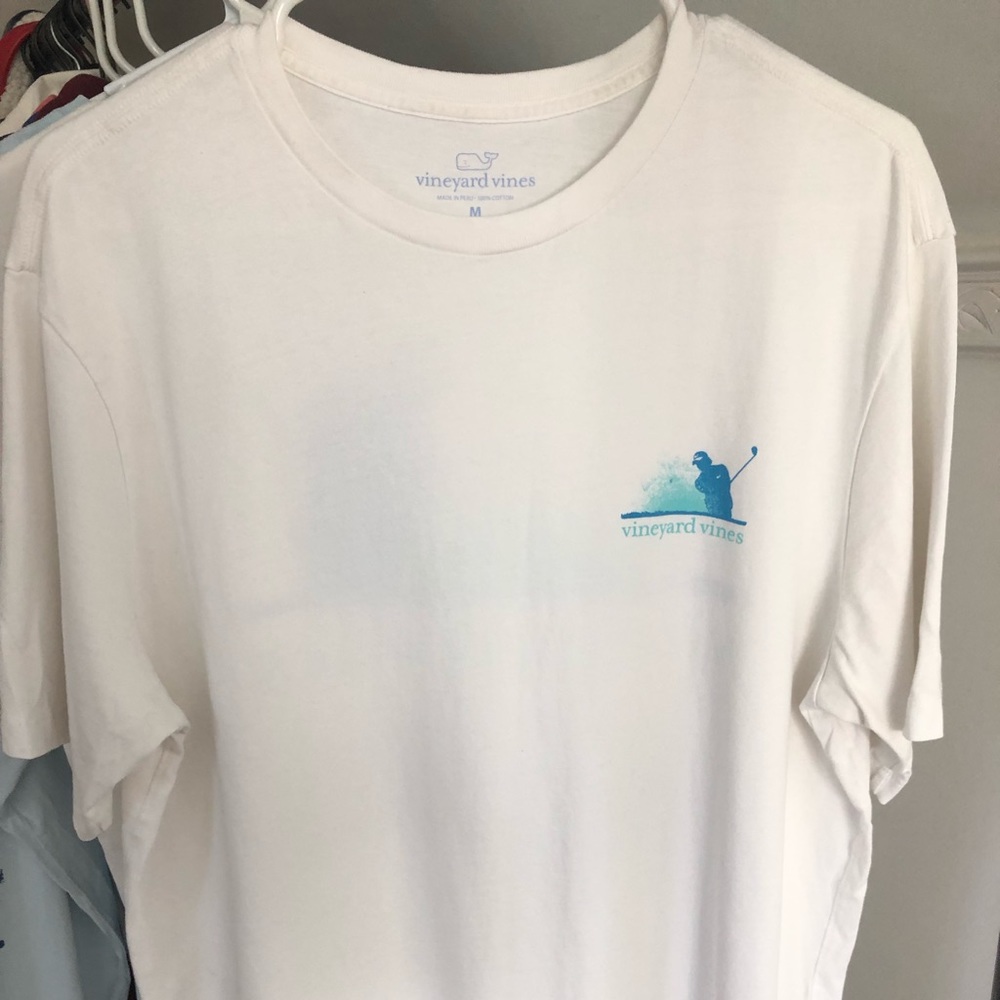 Vineyard Vines Tee Shirt White/Golf Logo